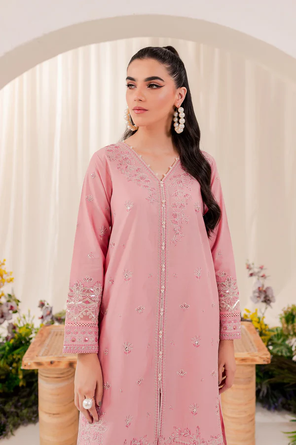 Afsana 2-Piece Embroidered Lawn Ensemble - Image 5
