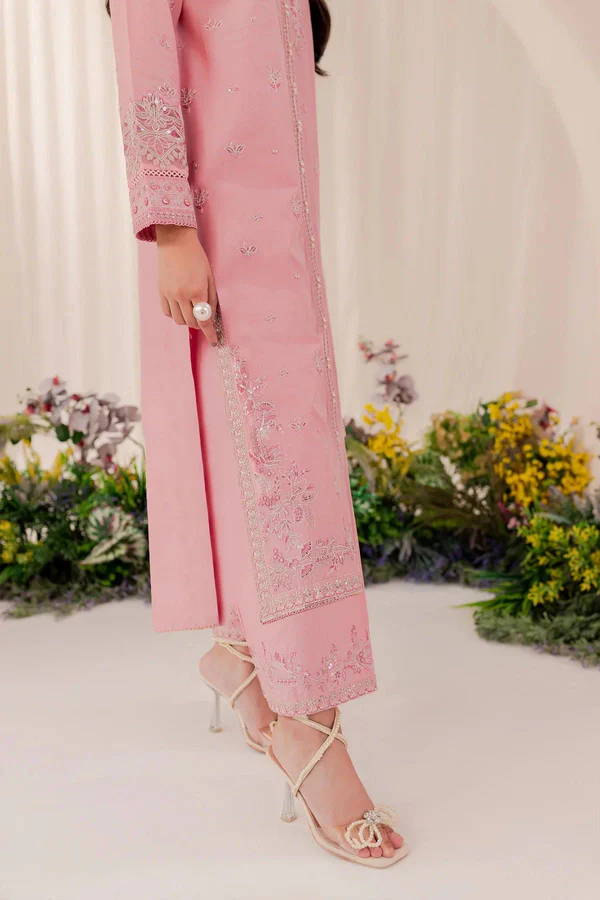Afsana 2-Piece Embroidered Lawn Ensemble - Image 3