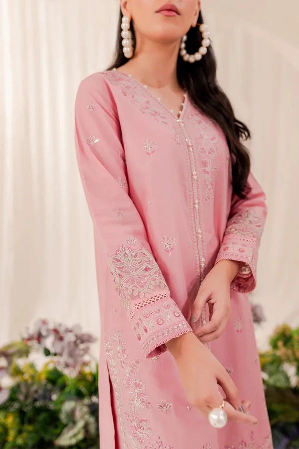 Afsana 2-Piece Embroidered Lawn Ensemble - Image 2