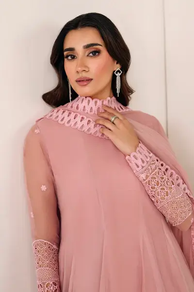 Aiza 3 Piece Stitched Embroidered Ensemble - Image 5