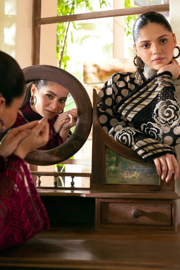 Barakah – 3 Piece Stitched Embroidered Dress - Image 4