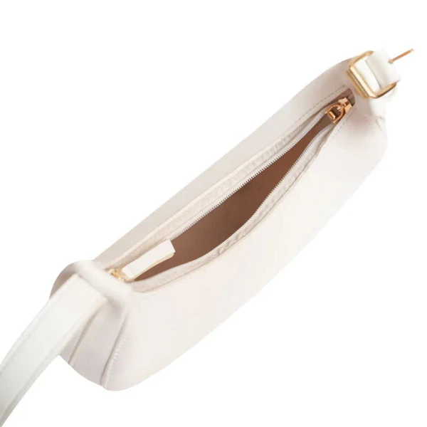 Claudia White Hobo Bag - Image 4