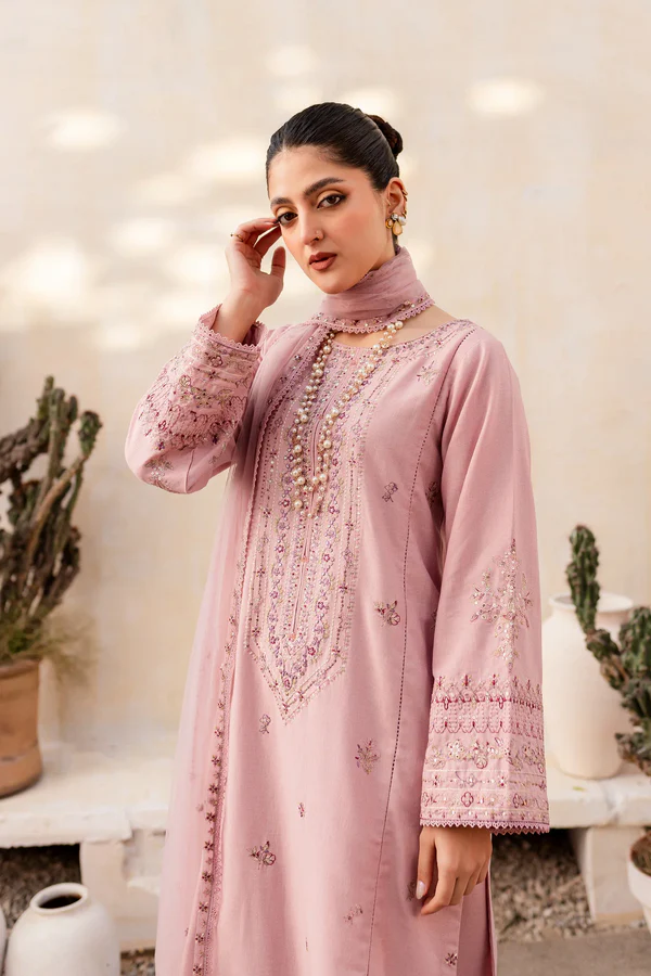 Harper – 3 Piece Stitched Embroidered Lawn Suit - Image 8