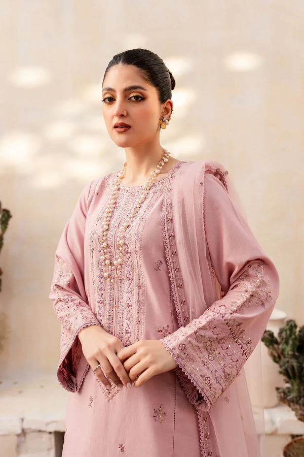 Harper – 3 Piece Stitched Embroidered Lawn Suit - Image 5
