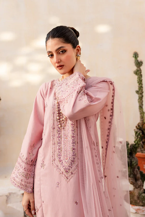 Harper – 3 Piece Stitched Embroidered Lawn Suit - Image 4