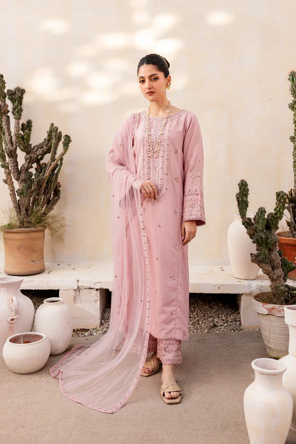 Harper – 3 Piece Stitched Embroidered Lawn Suit