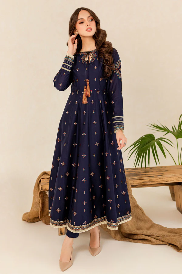 Hreem Navy Blue – 2 Piece Winter Dress