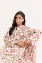 Ivory Pearl – 3 Piece Stitched Printed Suit - Image 3