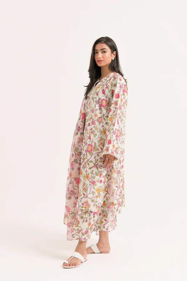 Ivory Pearl – 3 Piece Stitched Printed Suit - Image 4
