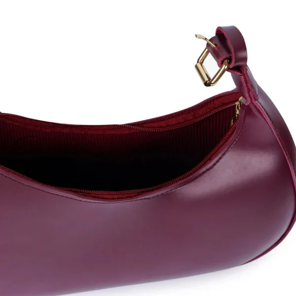 Luna Asymmetric Bag “Maroon” - Image 3
