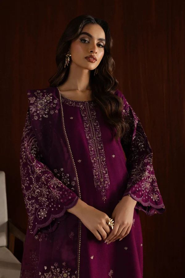 Masooma – 3 Piece Stitched Embroidered Lawn Suit - Image 8