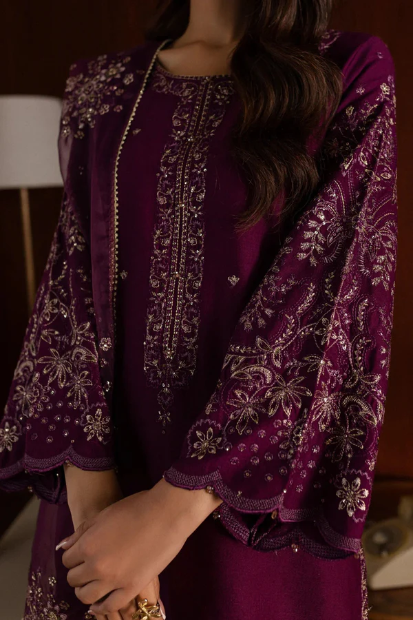 Masooma – 3 Piece Stitched Embroidered Lawn Suit - Image 2