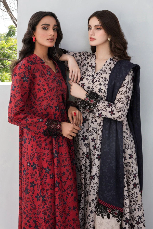 Rimash 3Pc Luxury Digital Printed Lawn Outfit - Image 6