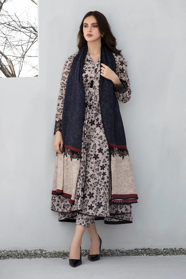 Rimash 3Pc Luxury Digital Printed Lawn Outfit - Image 4