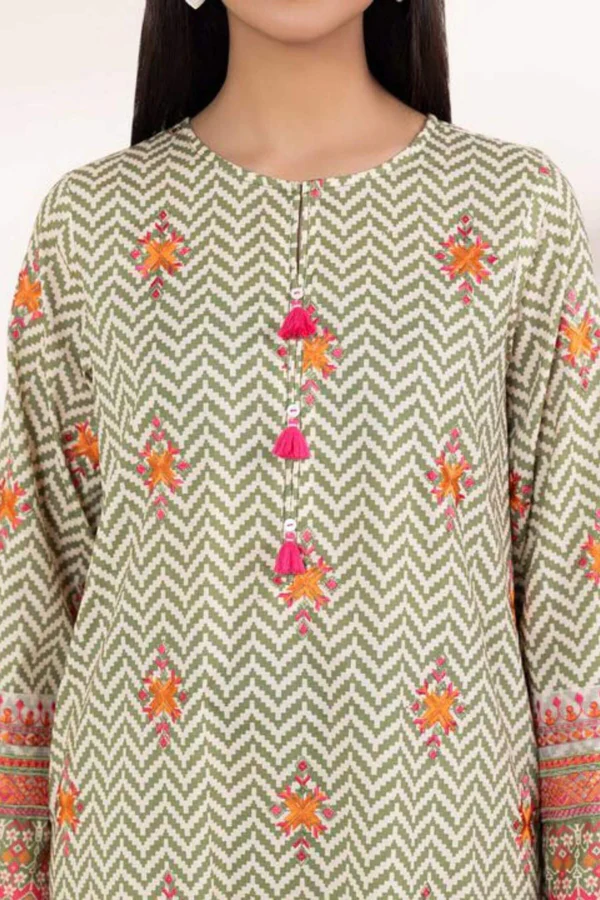 Sapphire – 2 Piece Stitched Embroidered Dress - Image 3